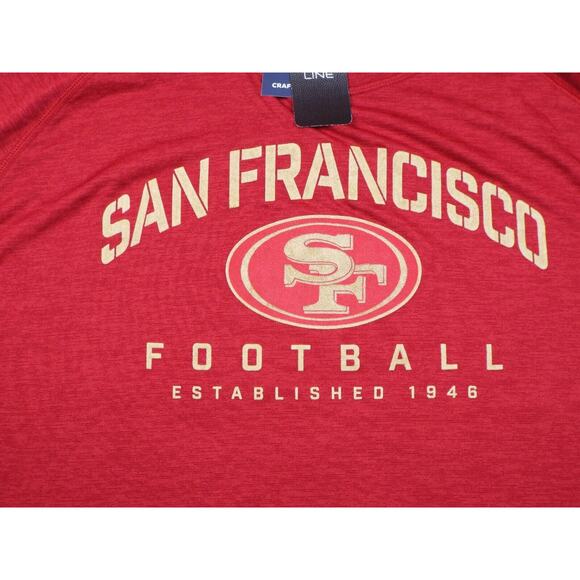NFL SF 49ers Mens 4XL Red Pullover Fanatics Sports Football Team NWT - Picture 8 of 8